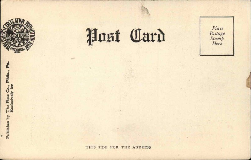 PITTSBURG PENN PA Train Station Carnegie Library Multi-View Antique Postcard