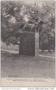 Vermont Bennington Catamount In Bronze Albertype