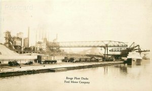 MI, Dearborn, Michigan, Rouge Plant Docks, Ford Motor Company, Artcraft RPPC