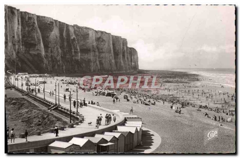 Postcard Modern Treport La Digue Promenade