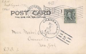 Elm Grove West Virginia~Old Stone Presbyterian Church~Horse and Buggy~1906 RPPC