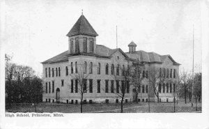 High School Princeton Minnesota 1910c postcard