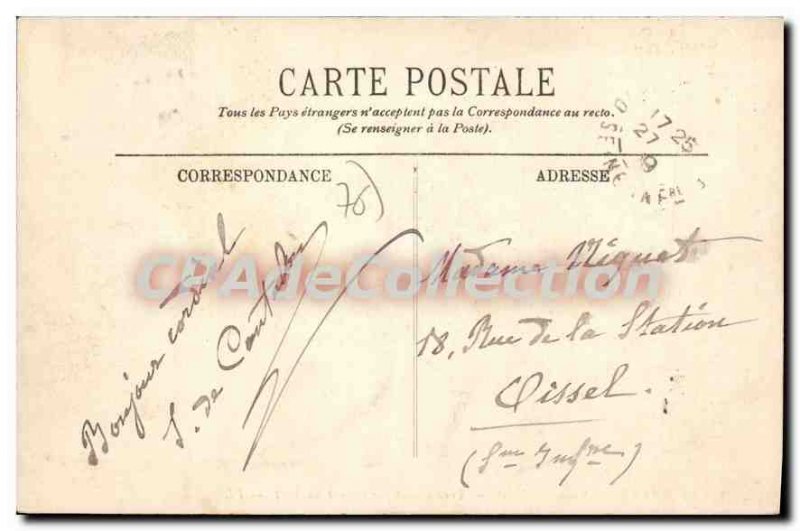 Old Postcard Le Havre New Transatlantic thrown out of the Port