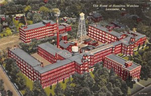 Home of Hamilton Watches Lancaster, Pennsylvania PA Postcards