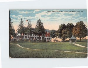 Postcard The Glenwood Hotel Delaware Water Gap Pennsylvania USA