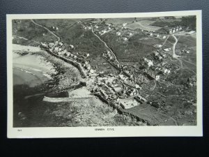 Cornwall SENNON COVE Aerial View - Old RP Postcard