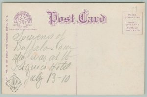 Buffalo New York~National Guard~74th Regiment Armory~Corner View~c1910 Postcard 