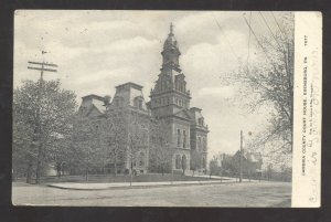 ELLENSBURG PENNSYLVANIA CAMBRIA COUNTY COURT HOUSE VINTAGE POSTCARD