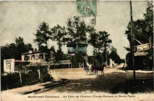 CPA MONTFERMEIL-COUDREAUX Un Coin de l'Av. Claude bernard (869172)