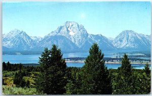 M-42554 Mt Moran Over Jackson Lake from Signal Mt Grand Teton National Park W...