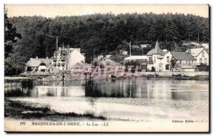 Old Postcard Bagnoles De L Orne Lake LL