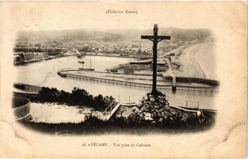 CPA FÉCAMP-Vue prise du Calvaire (347679)