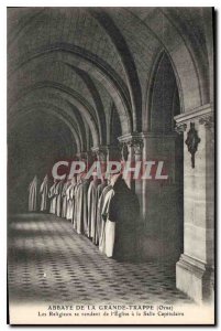 Postcard Abbey of La Grande Trappe Orne Religious tensing of the Church has t...