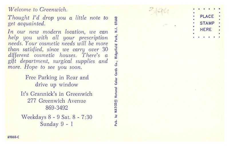 New York  Greenwich , Grannick's , Cosmetic Store