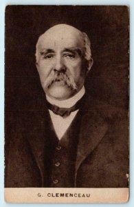 GEORGES CLEMENCEAU ~ French Prime Minister During WWI Father Victory Postcard