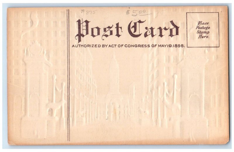c1905's Court Of Honor Elks Convention Philadelphia Pennsylvania PA Postcard