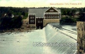 Eastman Falls Dam in Franklin, New Hampshire