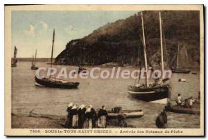 Postcard Old SUB-the-TOUR-SAINT-BRIEUC fishing boats