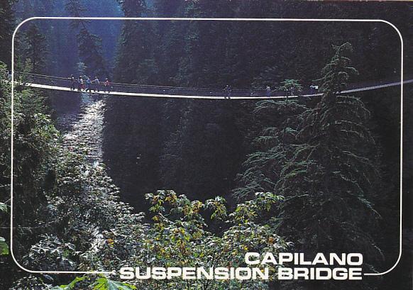 Canada Capilano Suspension Bridge Vancouver British Columbia