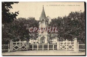 Old Postcard Verneuil Chateau Des Groues