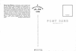 Mission Santa Ines - California