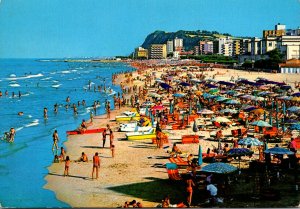 Italy Pesaro Hotels On The Seafront 1967