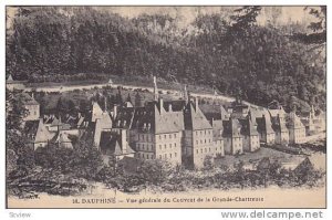 Vue Generale De La Couvent De La Grande-Chartreuse, Dauphine (Isere), France,...