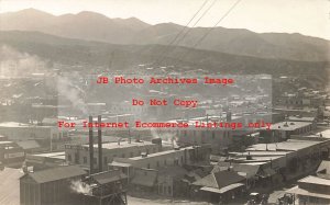 AZ, Miami, Arizona, RPPC, Bird's Eye View of the Business Area, Copper Mining