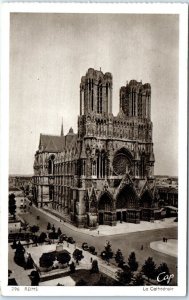 Postcard - The Cathedral - Reims, France