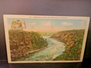 Postcard Whirlpool Rapids & Whirlpool of Niagara, NY