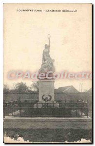 Postcard Old Tourouvre Orne the Commemorative Monument