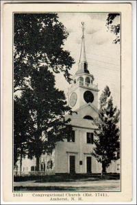 Congregational Church, Amherst NH  *RPO- St. Albans & Boston RR