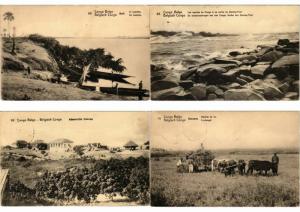 BELGIAN CONGO AFRICA 68 CPA AFRIQUE Vintage Postcards All DIFFERENT, with BETTER