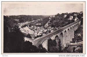 RP, Le Viaduct Et Vue Generale Sur La Coulee De La Rance, Dinan, France, PU-1952