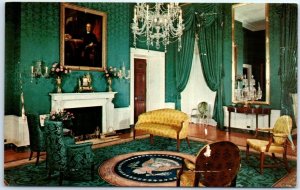 Postcard - White House, Green Room - Washington, District of Columbia