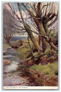 Paterson NJ Postcard The Willos By The Stream 1905 Posted Oilette Tuck Art