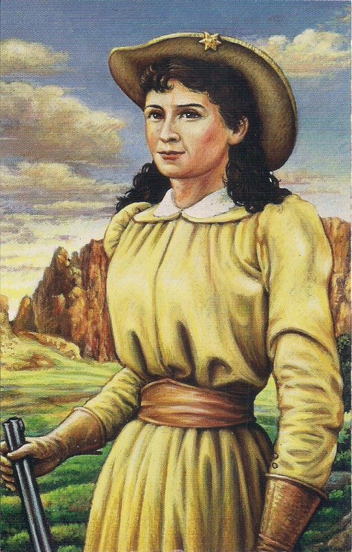 Annie Oakley, Sharp Shooter Wild West Show Performer, 1993 USPS Beautiful Woman