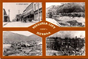 Nevada Virginia City Circa 1800s Multi View