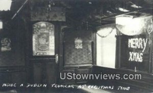 Real Photo, Dublin Tramcar in Misc, Maine