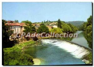 Postcard Modern Tarn et Garonne Laguepie (Tarn et Garonne) fishing swimming a...