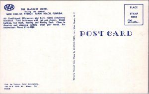 Postcard Seacourt Motel Miami Beach FL