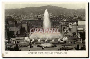 Old Postcard Internaoional Exposicion Barcelona 1929