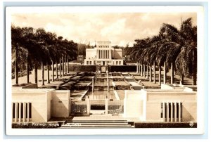 Mormon Temple Laie Oahu Hawaii HI Real Photo RPPC Postcard (EU20)