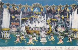 The Court Of The Golden Fountain A Society Circus Hippodrome New York 1906