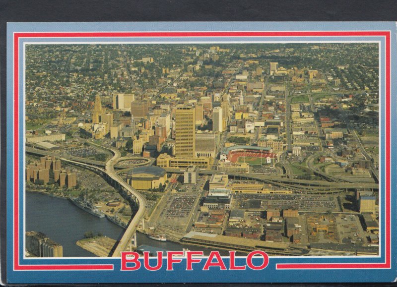 America Postcard - Aerial View of Buffalo, New York    RR4520