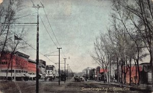 J80/ Fort Collins Colorado Postcard c1910 South College Ave 275