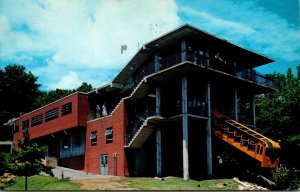 Tennessee Chattanooga Lookout Mountain Incline Car and Station At vThe Top 1973
