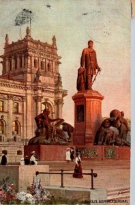 Germany Berlin Das Bismarchdenkmal Am Koenigsplatz 1911 Tucks