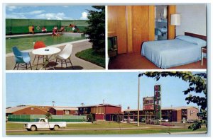 c1960's Sherwood House Motel Regina Saskatchewan Canada Multiview Postcard