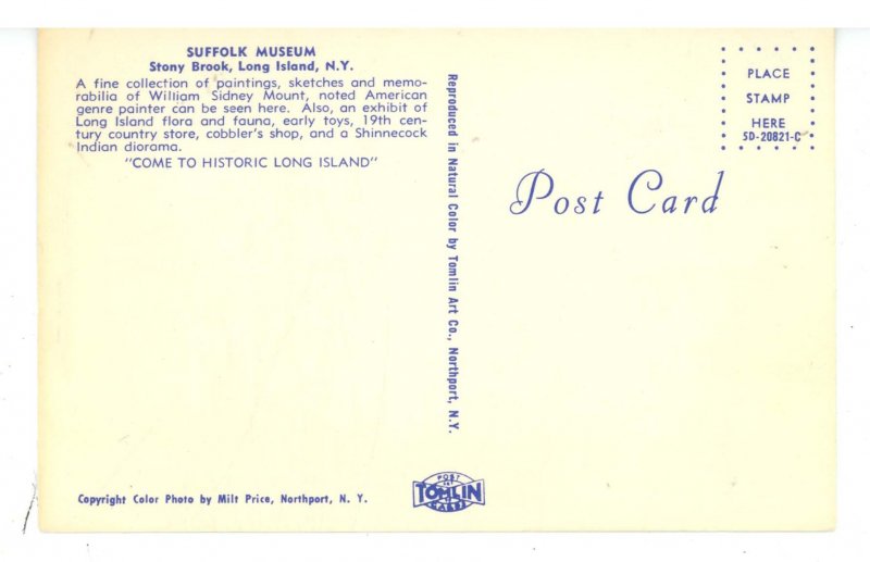 NY - Long Island, Stony Brook. Suffolk Museum